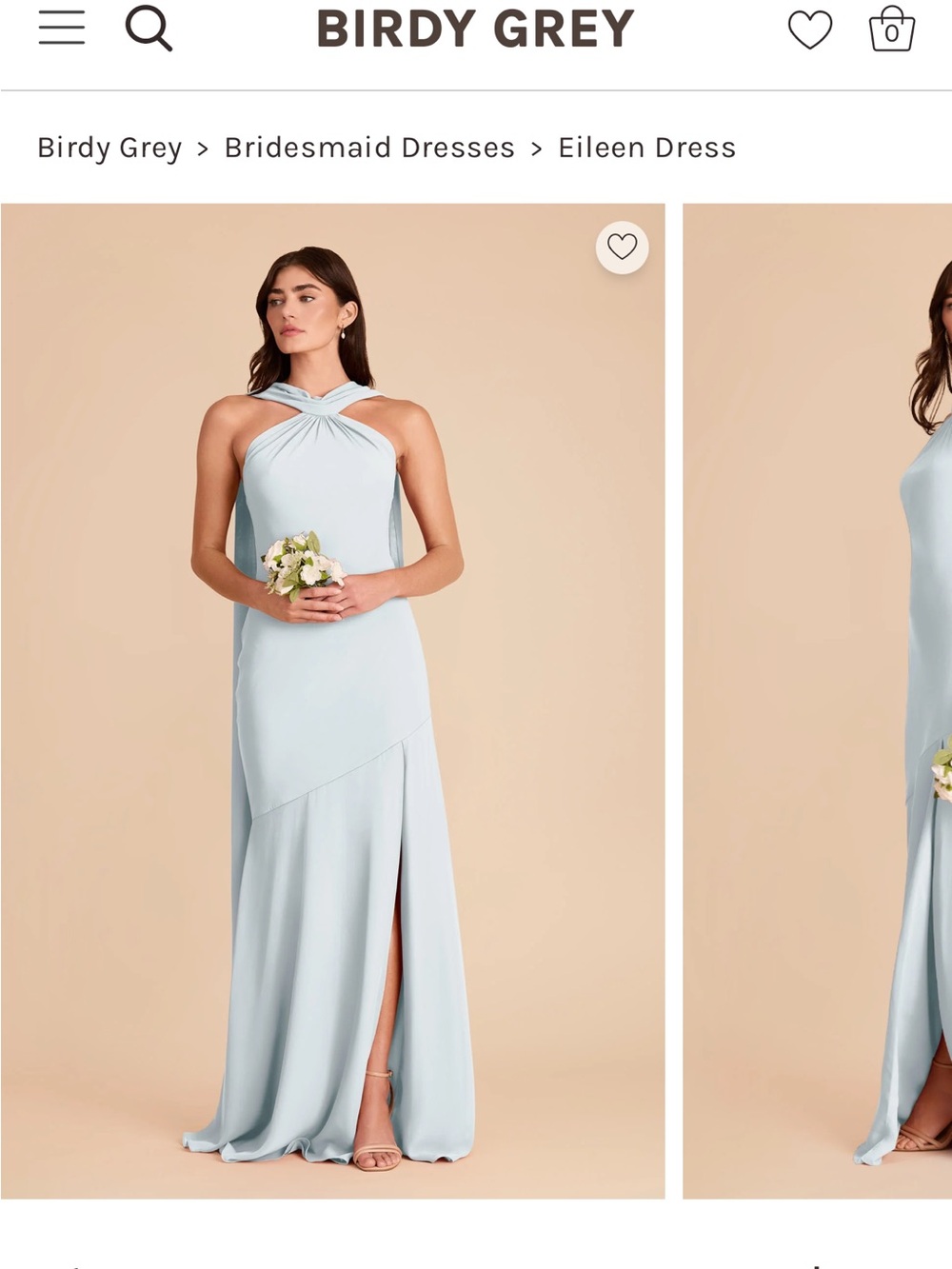 Birdy Grey Eileen Maxi Dress in Light Blue